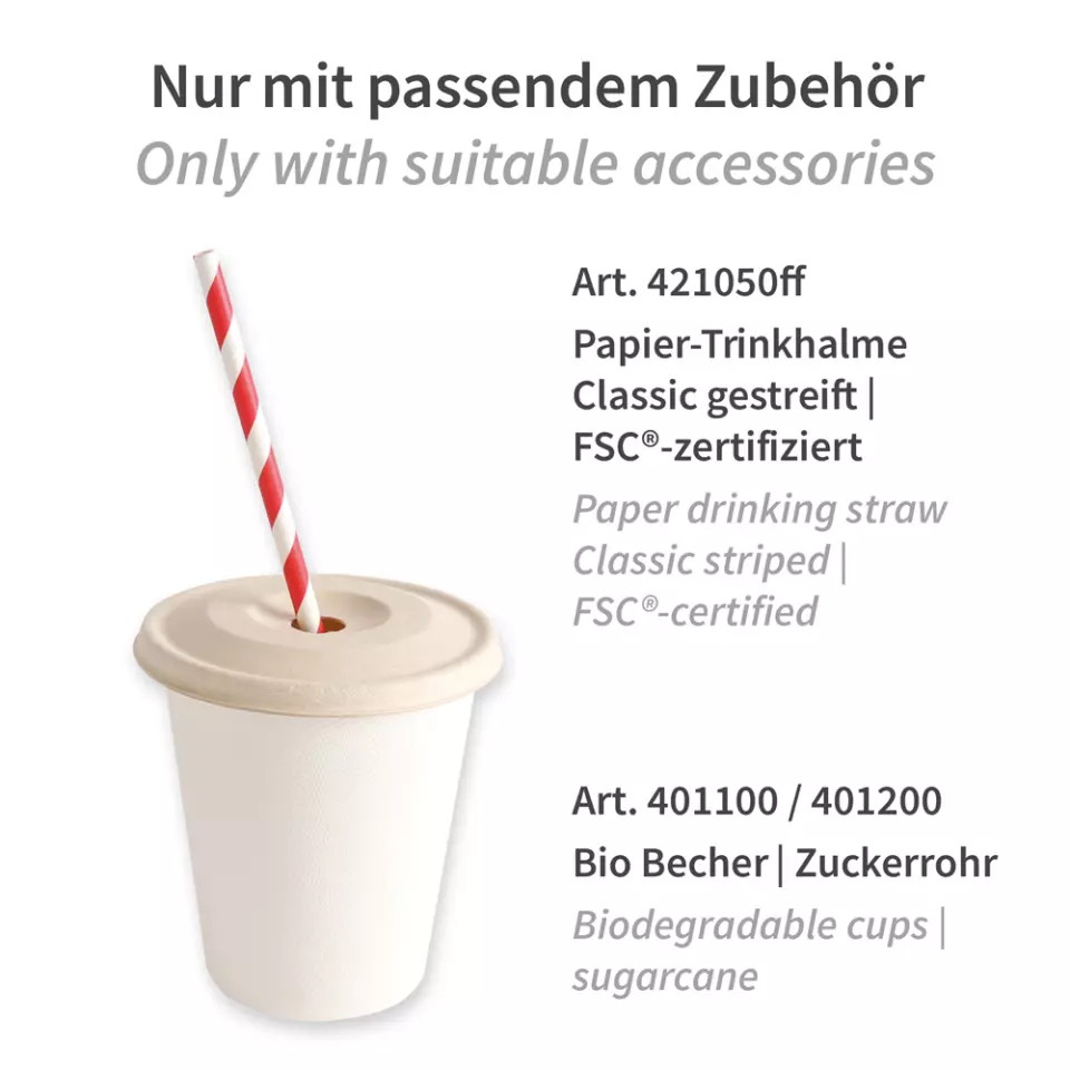 NATUREStar 401605, Bagasse Flat Lids, Organic, image 4, gallery thumbnail