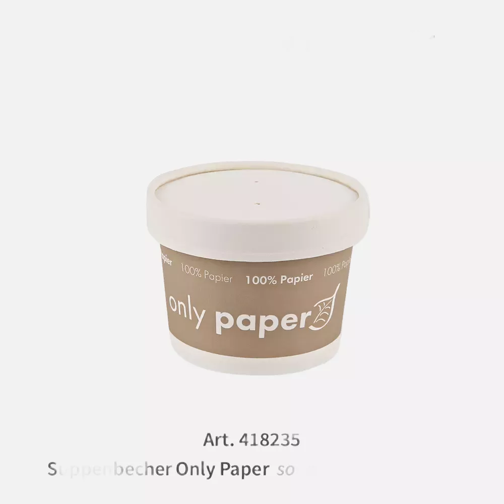 NATUREStar 418211, Organic Paperboard Soup Cup Lids, ø 90 mm, image 3