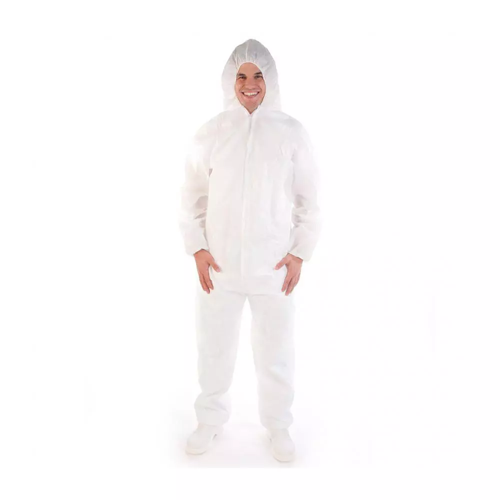 HygoStar 27809, PP/CPE Coveralls, Hooded