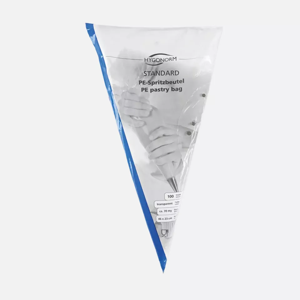 HygoNorm 32228, LDPE Blocked Pastry Tubes, 46 x 23 cm, Transparent, image 2, gallery thumbnail