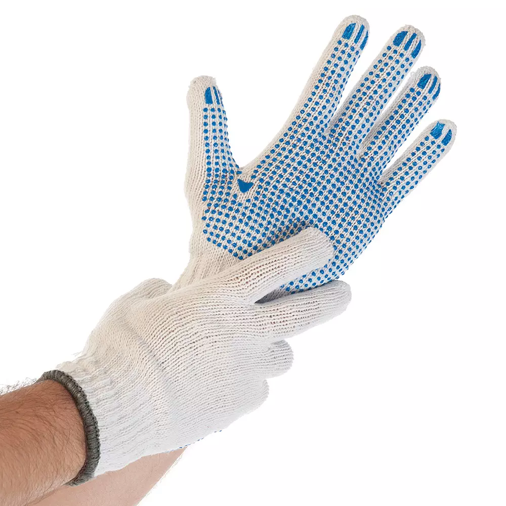 HygoStar 33842, Structa Coarse Knit Gloves, Nylon/Cotton