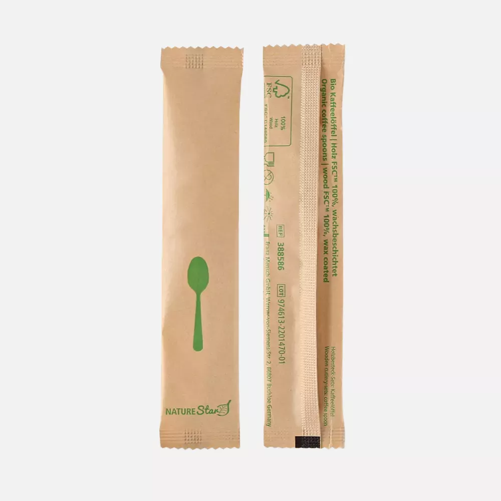 NATUREStar 388586, Organic Coffee Spoons, 110 mm, FSC® 100%, Wax Coated, image 4