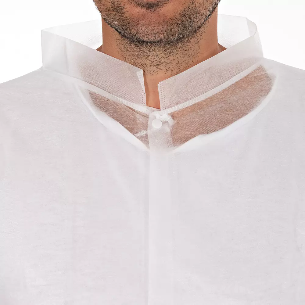 HygoNorm 27409P, Light PP Visitor Gowns with Push Buttons, image 4