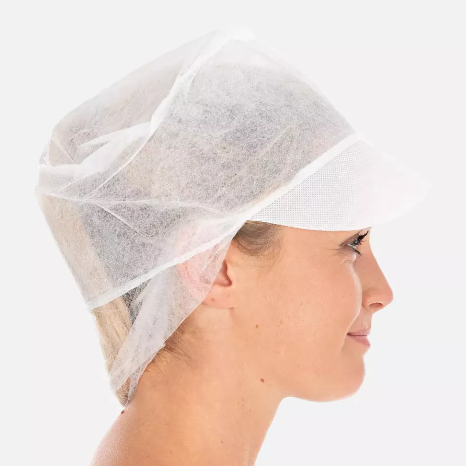 HygoNorm 128899, Eco Peaked Snood Caps, ø 31 cm, White, PP, image 2, gallery thumbnail