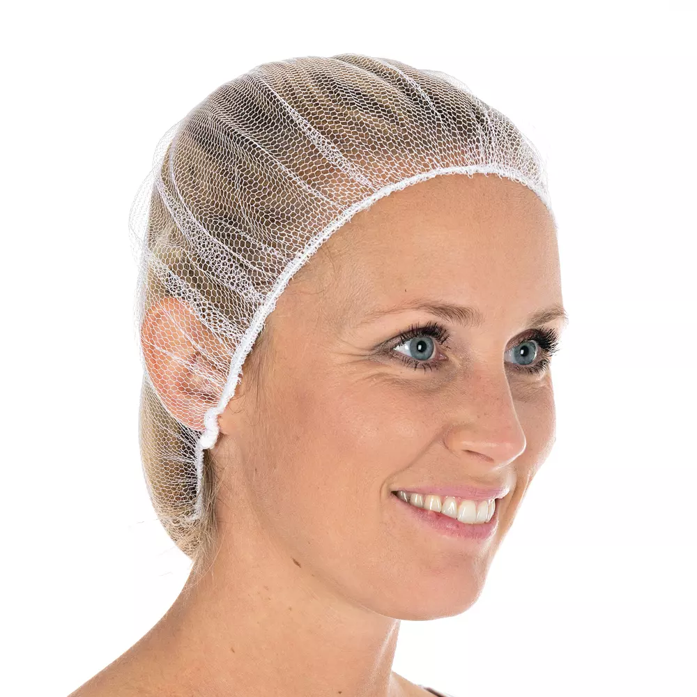 HygoStar 12471, Honeycomb Nylon Bouffant Caps, ø 60 cm, White, image 2