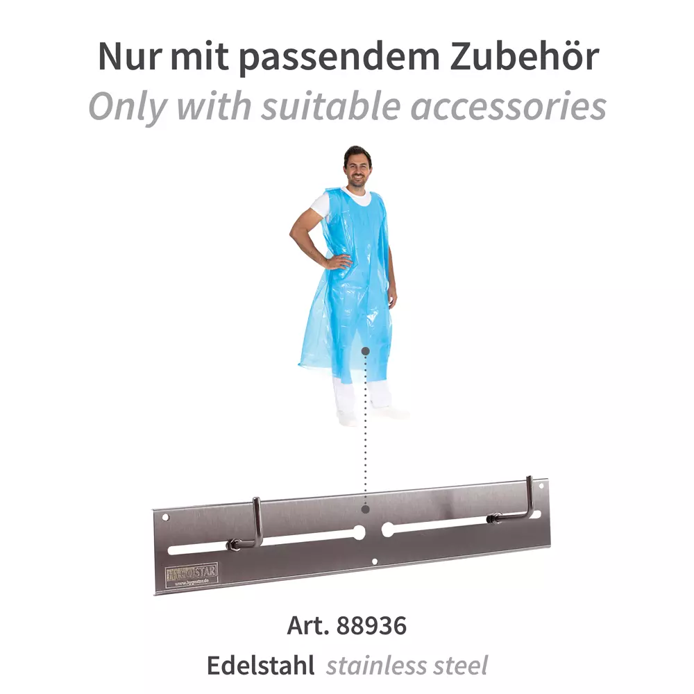 HygoStar 23616, LDPE Full Body Aprons, 30 my, image 9