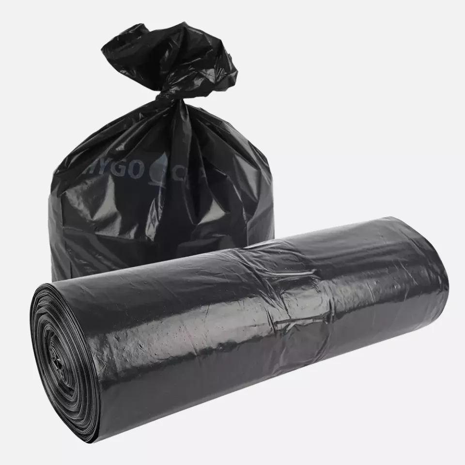HygoClean 32445, LDPE Waste Bags, 160 l, Black, Roll, image 1, gallery thumbnail