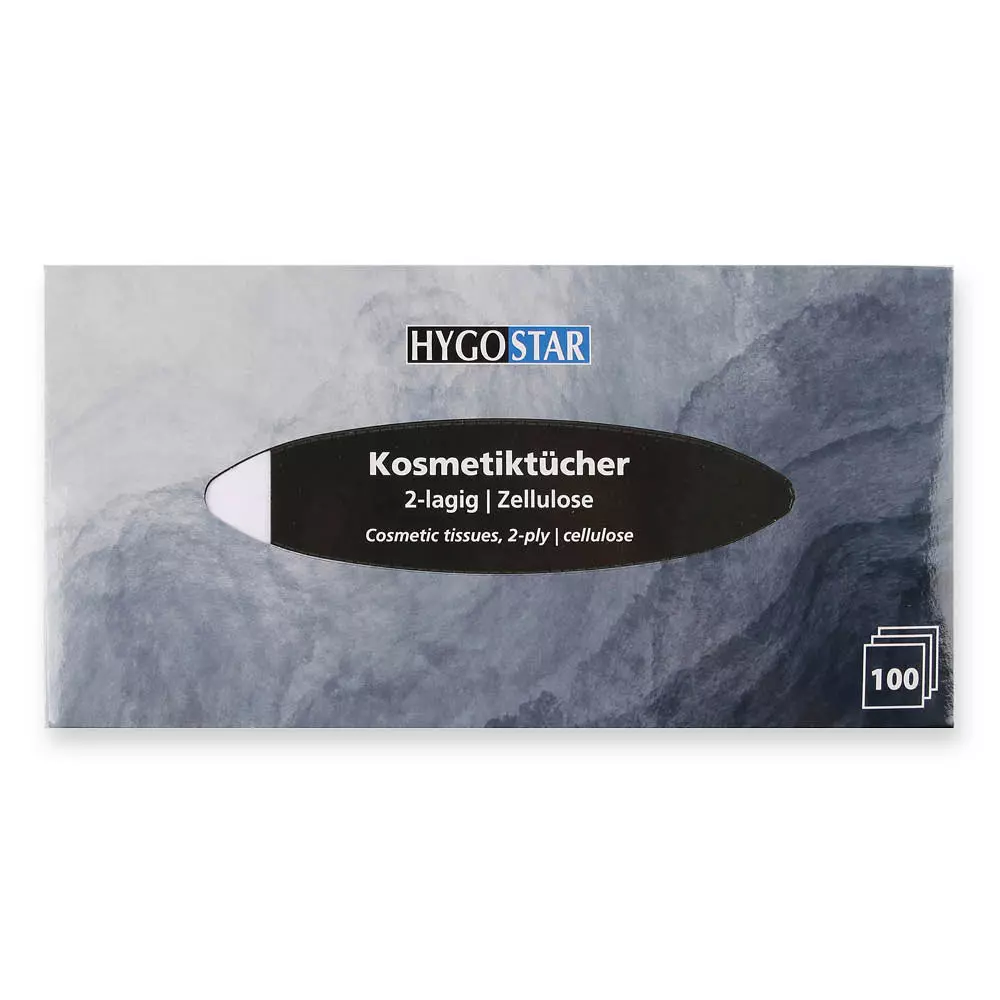 Hygostar 30471, 2-Ply Cellulose Cosmetic Tissues, White, image 1