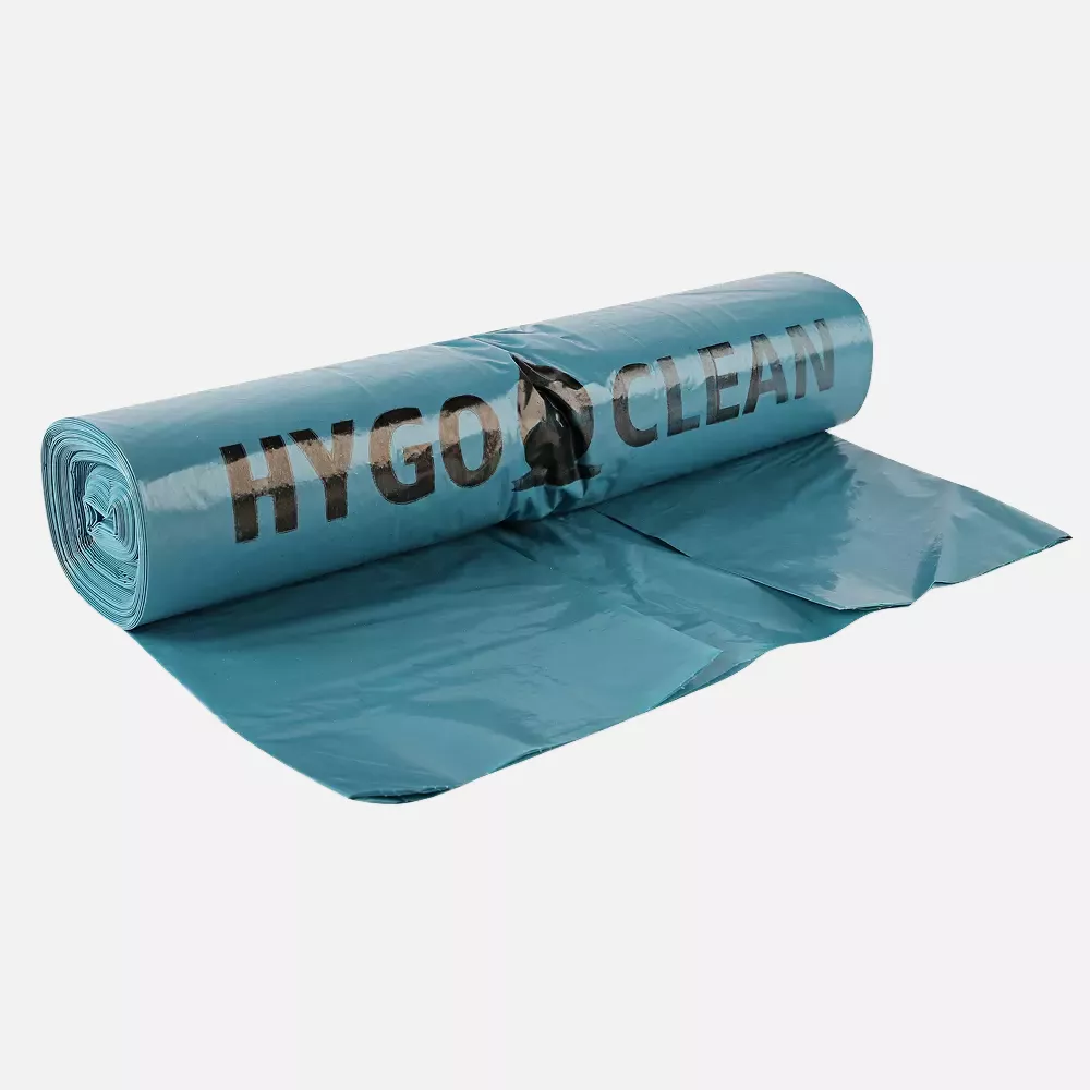 HygoClean 32332, Premium LDPE Waste Bags, 240 l, Blue, Roll, image 2