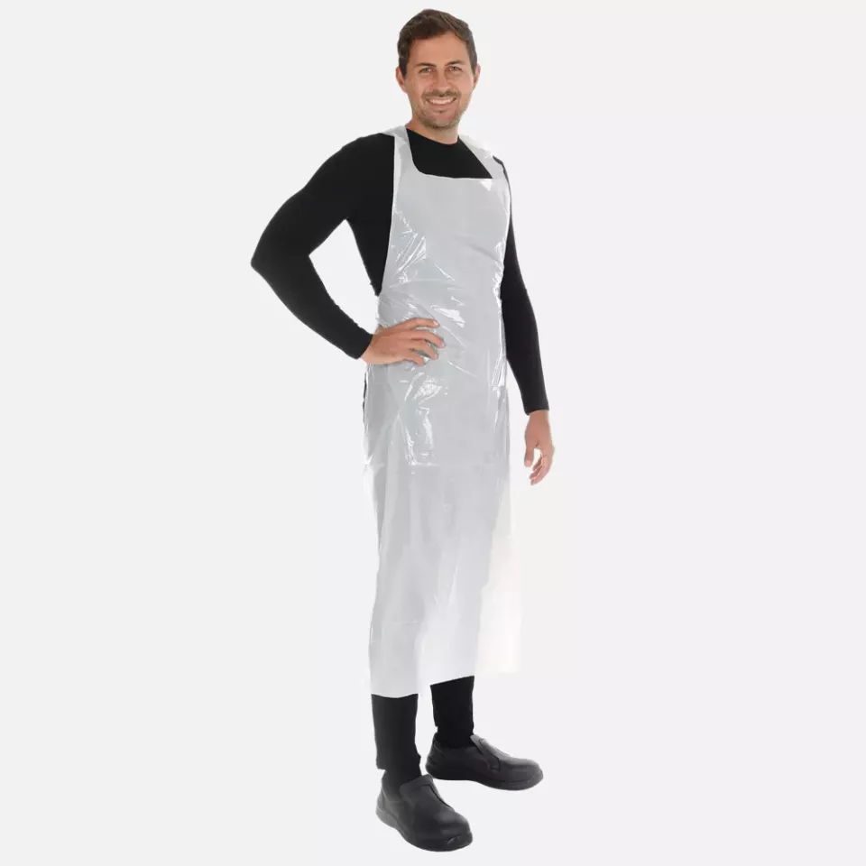 HygoStar 23496, Disposable LDPE Aprons, Blocked, 25 my, image 3, gallery thumbnail