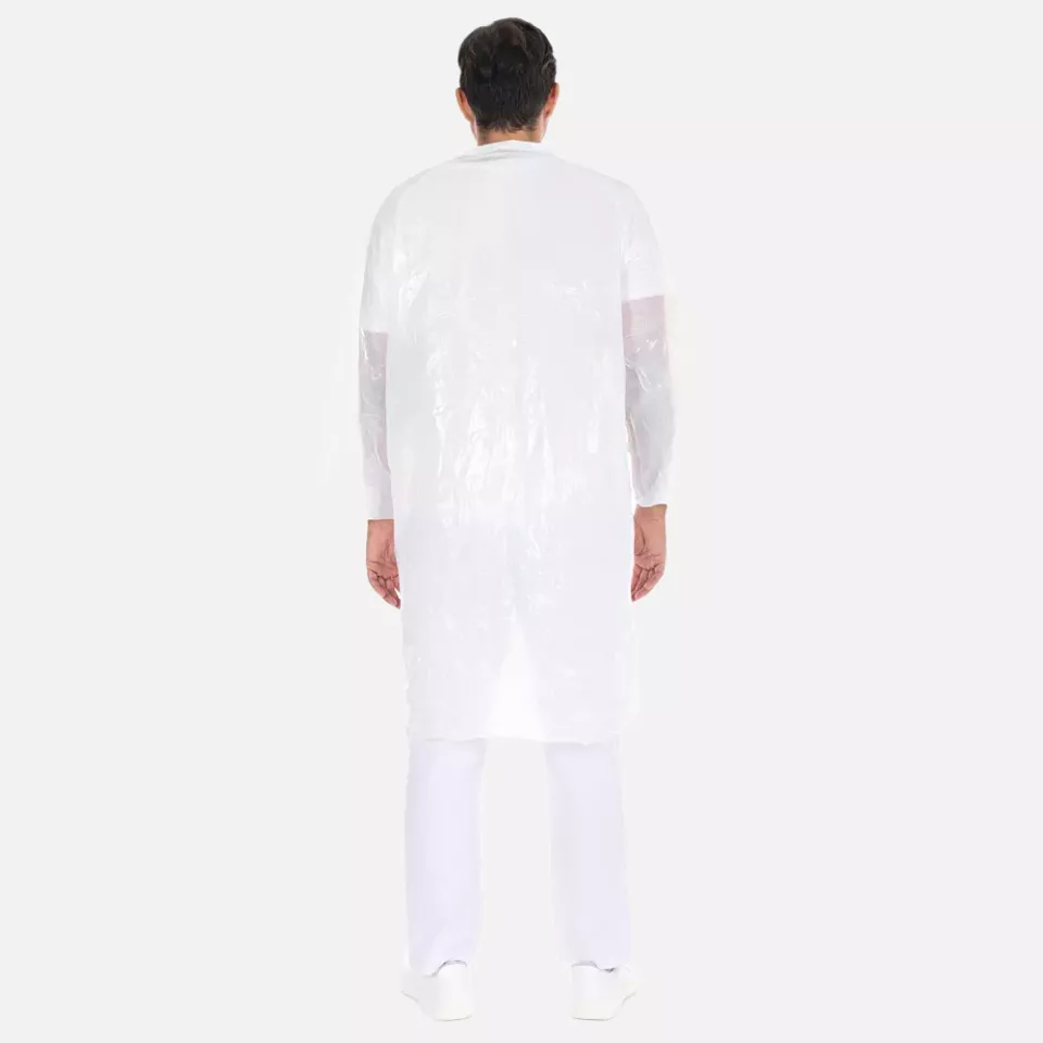HygoStar 2732, Visitor PE Gowns, Push Button, image 4, gallery thumbnail