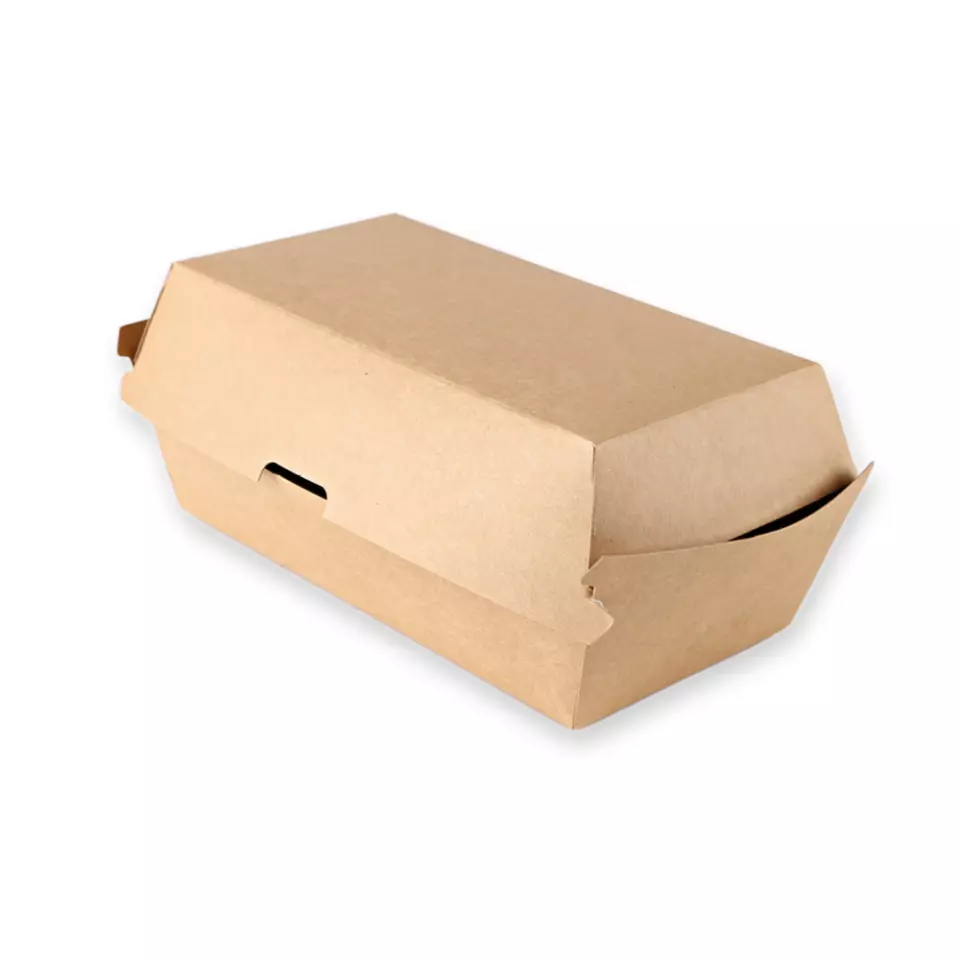 NATUREStar 416418, Club Sandwich Boxes, 177 x 91 x 85 mm, Kraft Paper/PLA, Organic, image 1, gallery thumbnail