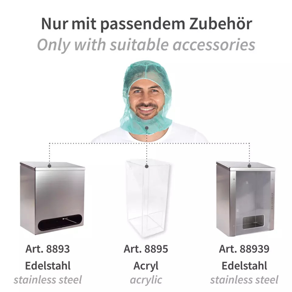 HygoStar 13247, Astro PP Industry Caps, Green, image 7, gallery thumbnail