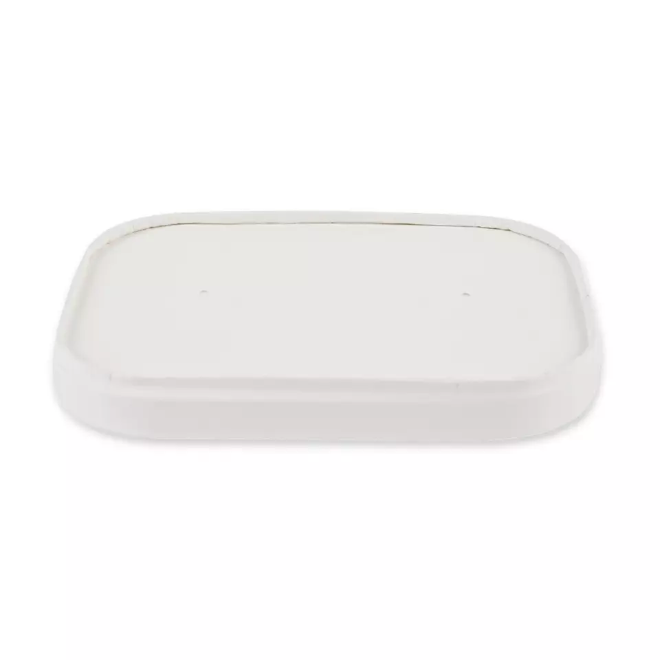 NATUREStar 418416, Organic Takeaway Paperboard Lids, 172 x 120 mm, image 2, gallery thumbnail