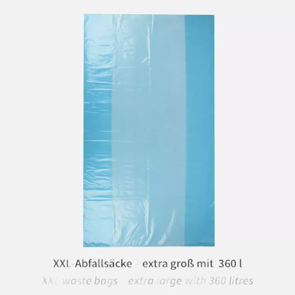 HygoStar 52236, LDPE Large Volume Waste Bags, 1430 x 820 mm, Blue, image 1, gallery thumbnail
