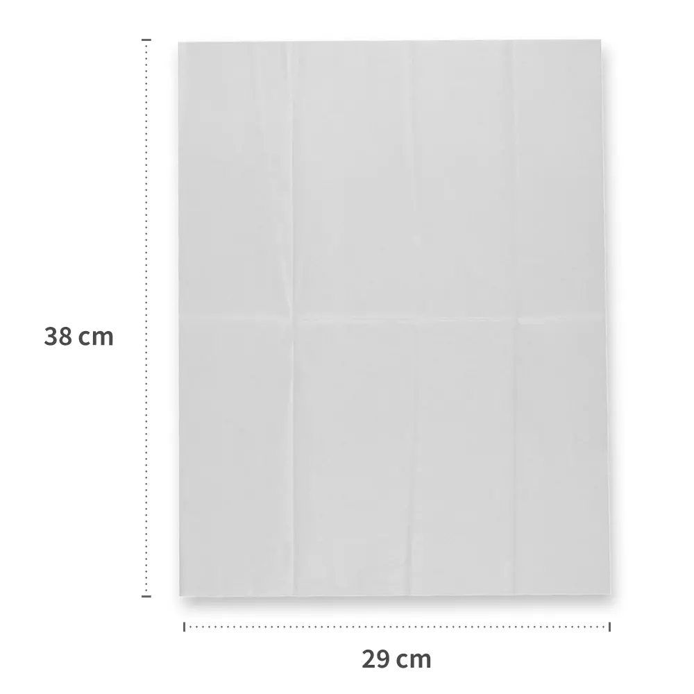 Hygostar 53620, Care Premium Pleated Viscose Wipes, 29 x 38 cm, White, image 4