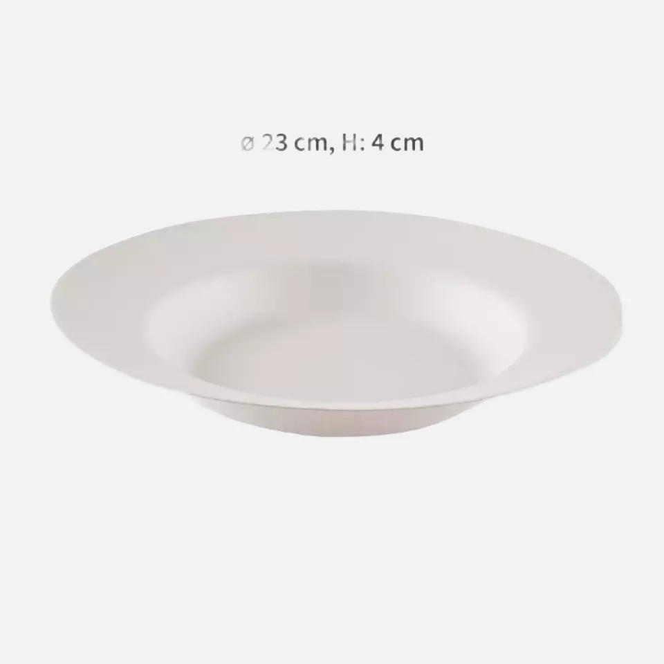 NATUREStar 410220, Gourmet Bagasse Plates, Round, Ø 210 x 40 mm, image 2, gallery thumbnail
