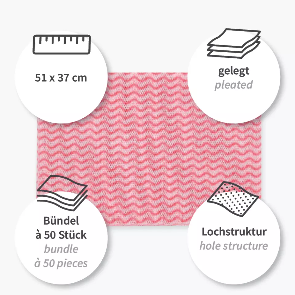 HygoClean 31615, Viscose/Polyester Dishcloths, Pleated, image 10, gallery thumbnail
