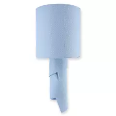 HygoClean 30414, Recycled Paper Towel Rolls, 2-Ply, Centerfeed, Blue