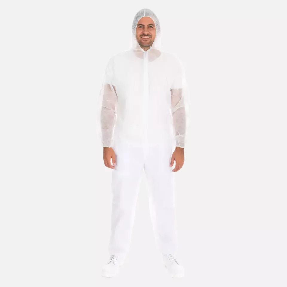 HygoNorm 276799, Eco PP Coveralls with Hood, image 1, gallery thumbnail