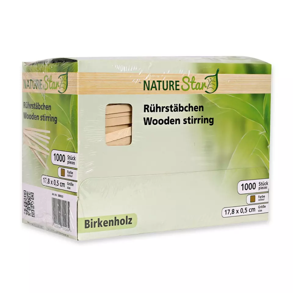 NATUREStar 388533, Organic Wood Stirrers, 178 mm, image 3, gallery thumbnail