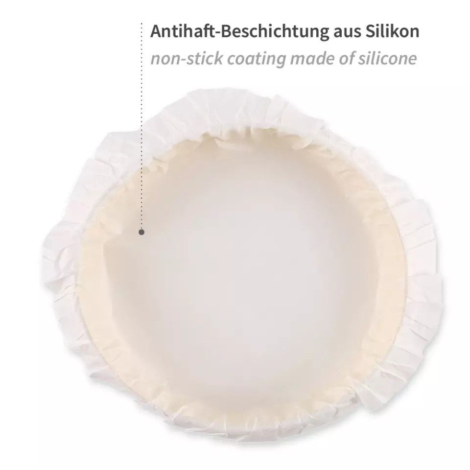 Franz Mensch 38990, Wooden Ring Baking Tins, with Inlay, 130/45 mm, Silicone Coating, image 2, gallery thumbnail