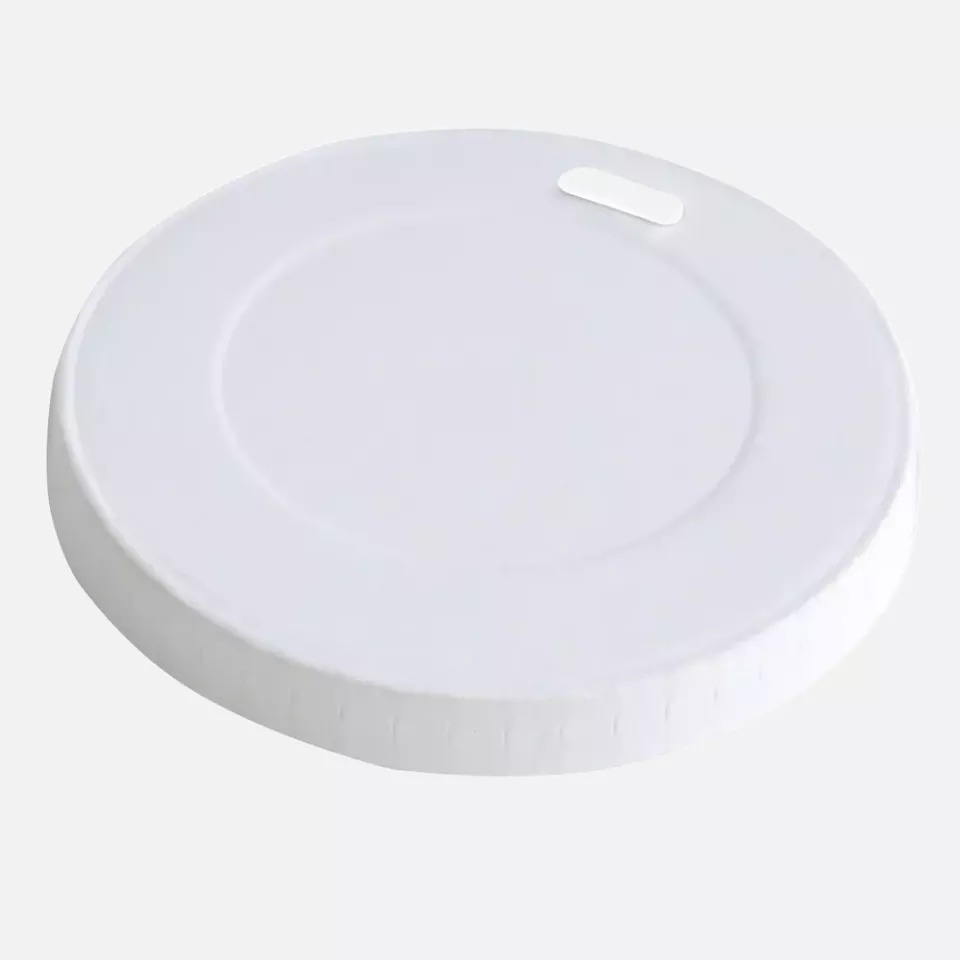 NATUREStar 40386, Organic Paperboard Paper Cup Lids, ø 80 mm, White, image 1, gallery thumbnail