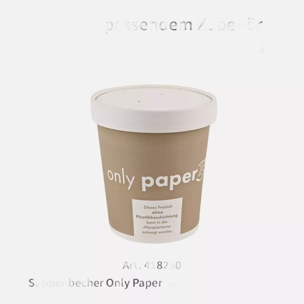 NATUREStar 418210, Organic Paperboard Lids for Soup Cups, ø 97 mm, image 3