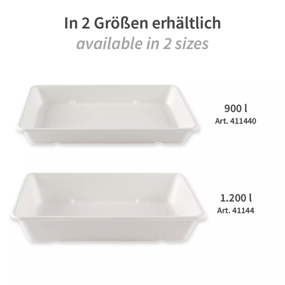 NATUREStar 41144, Classico Organic Trays, 230 x 156 x 45 mm, 1200 ml, Bagasse, image 6, gallery thumbnail