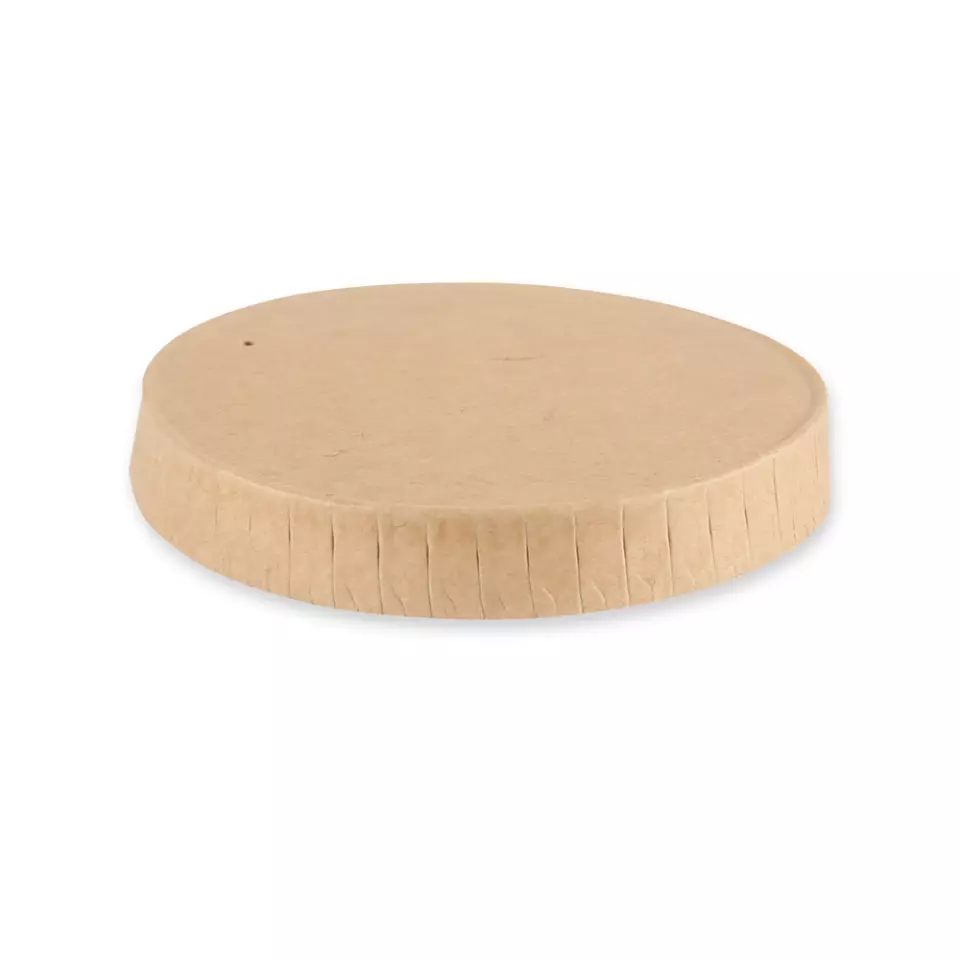 NATUREStar 417061, Organic Kraft Paper/PE Dip Tray Lids, FSC®-mix, image 1, gallery thumbnail