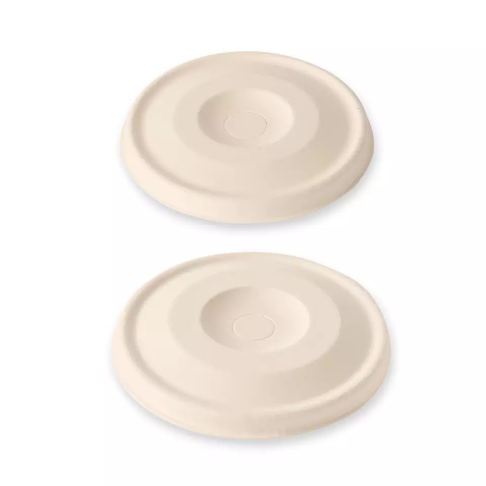 NATUREStar 401605, Bagasse Flat Lids, Organic, image 2, gallery thumbnail