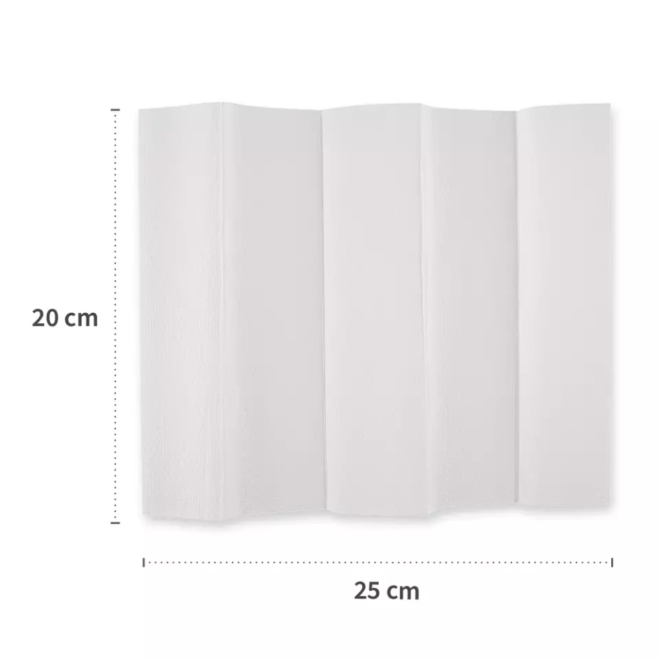 Franz Mensch 30468, Compact 2-ply Cellulose Hand Towels, Bright White, image 4, gallery thumbnail