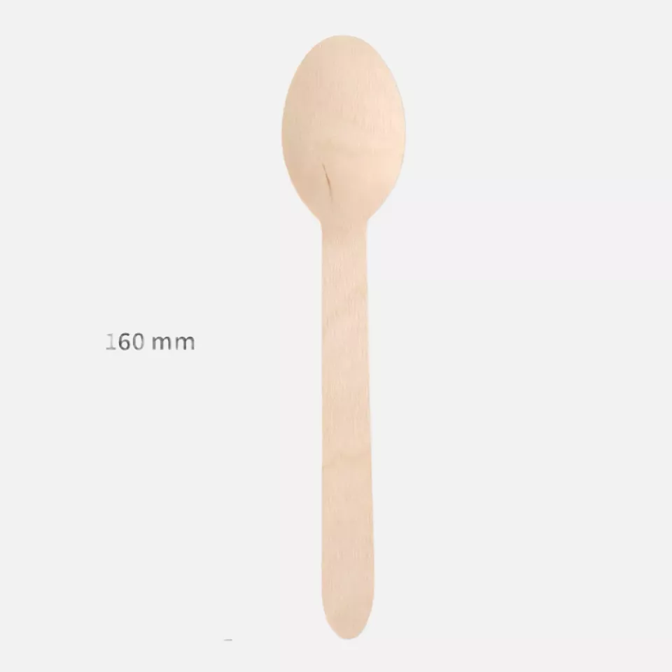 NATUREStar 388571, Wood Spoons, Organic, FSC® 100%, 160 mm, image 2, gallery thumbnail