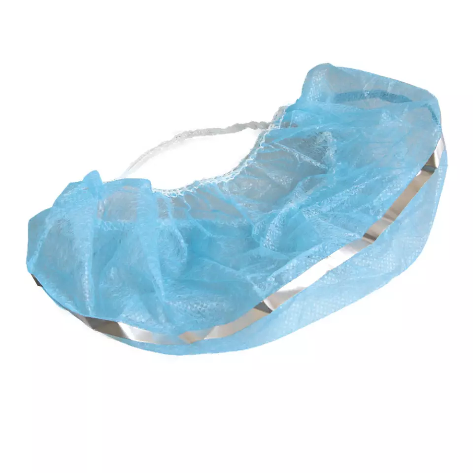 HygoStar 291621, PP Detectable Beard Cover, Blue, image 1, gallery thumbnail