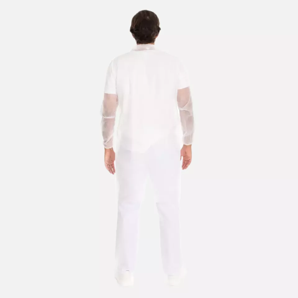 HygoNorm 274299, Eco PP Visitor Gowns with Push Buttons, XXXL, White, image 2, gallery thumbnail