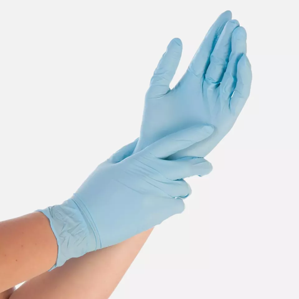 HygoStar 27006, Extra Safe Nitrile Gloves, Powder-Free, image 1, gallery thumbnail