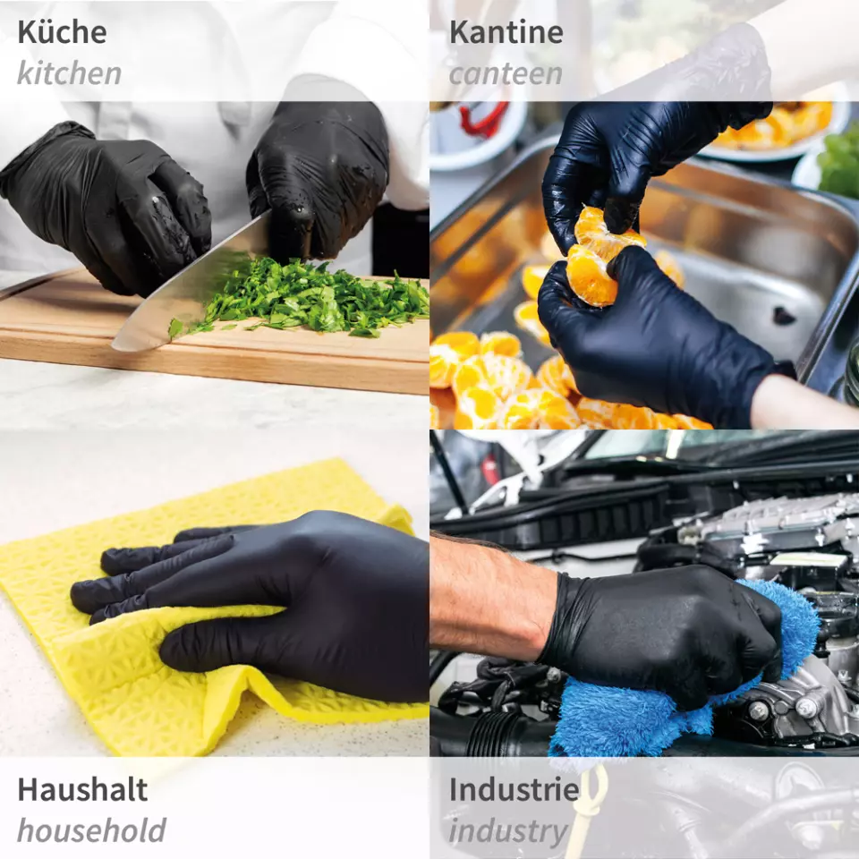 HygoNorm 261018, Nitril-Handschuhe, Allfood Safe, Puderfrei, image 3, gallery thumbnail