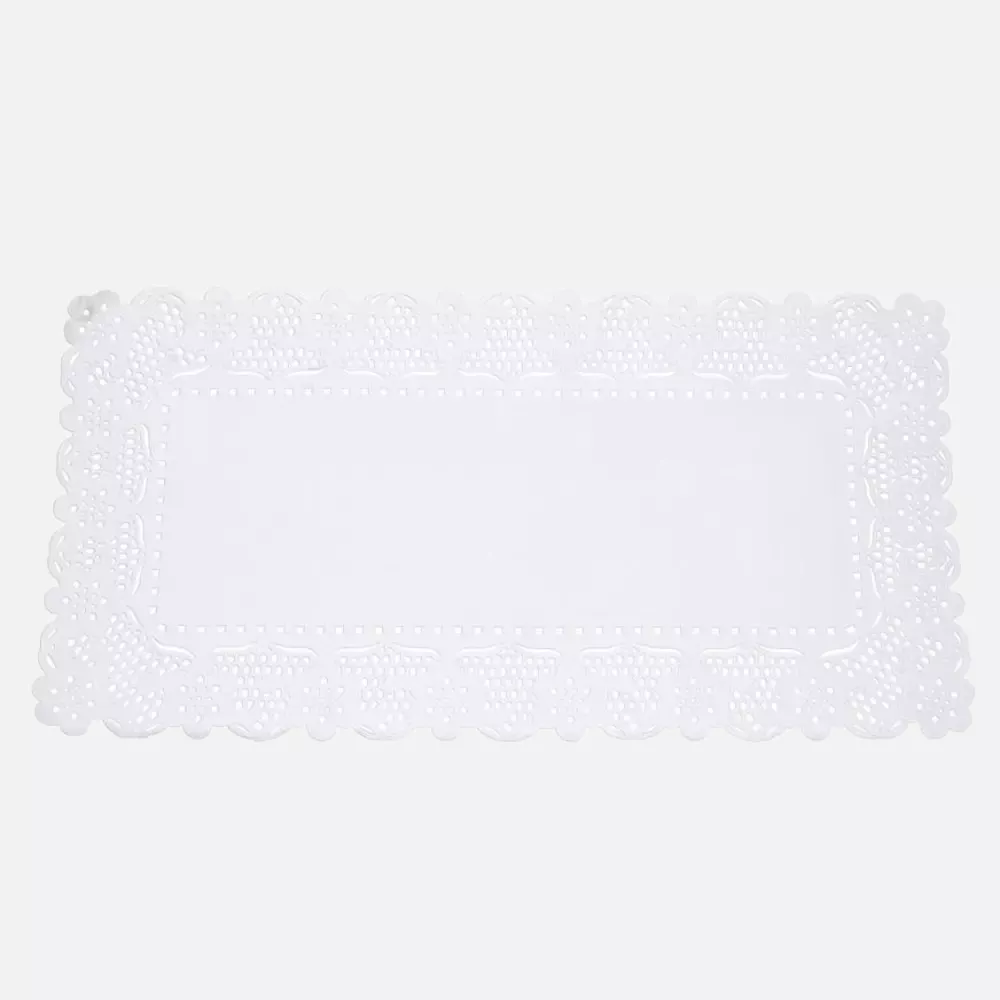 HygoStar 36301, Rectangular Paper Doilies, 18 x 30 cm, White, image 1