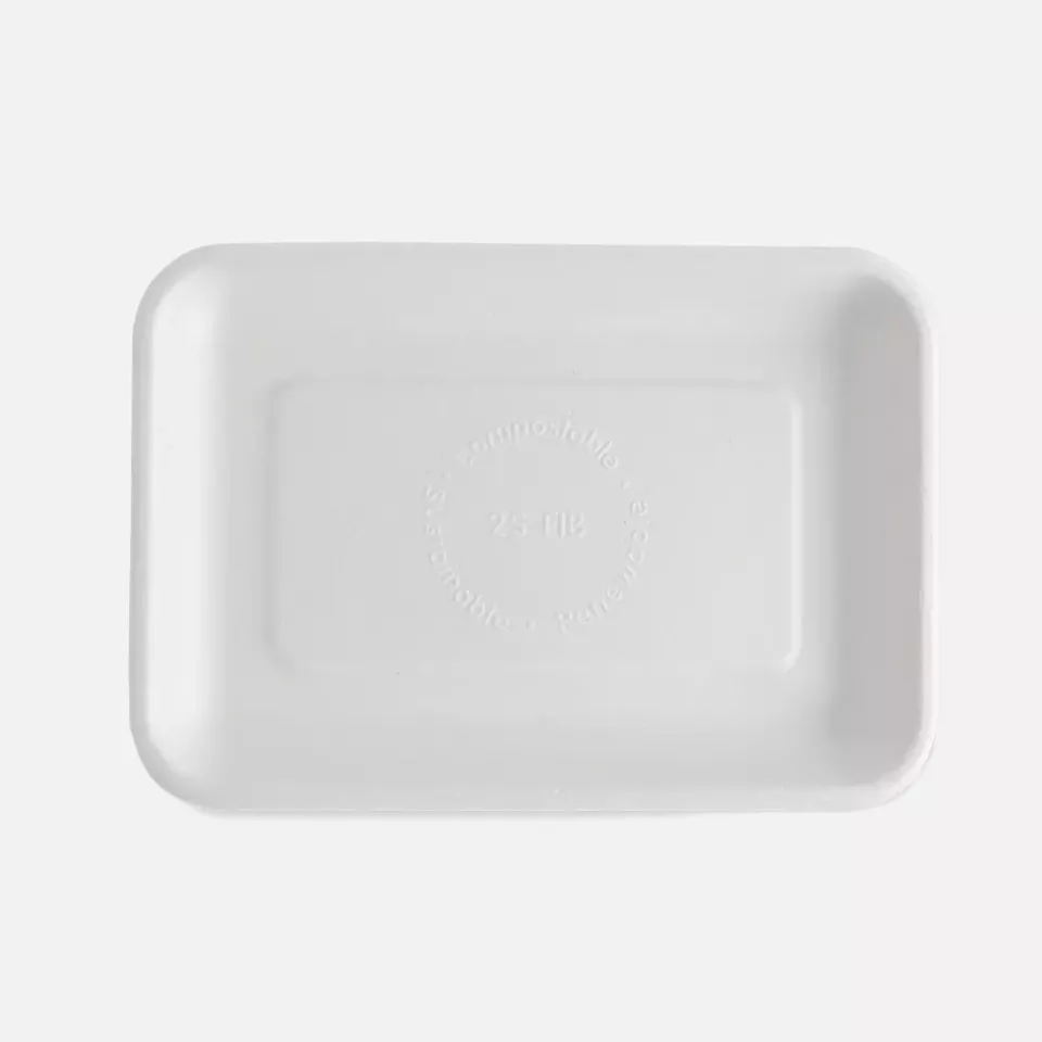 NATUREStar 41163, Bagasse Foodtrays, Rectangular, 200 x 140 x 15 mm, image 1, gallery thumbnail