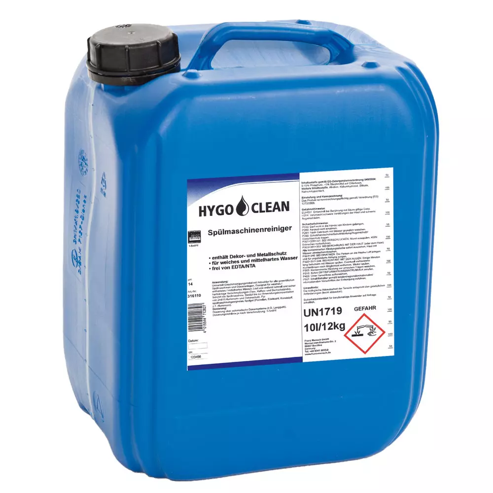 HygoClean 316110, Dishwasher Cleaner, Chlorinated, image 1
