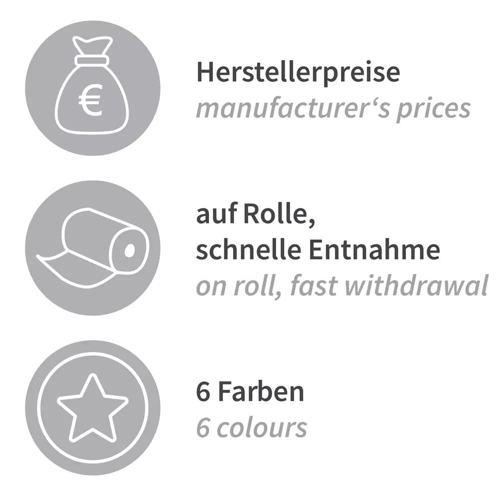 HygoStar 23176, Disposable LDPE Aprons on Roll, 35 my, image 2