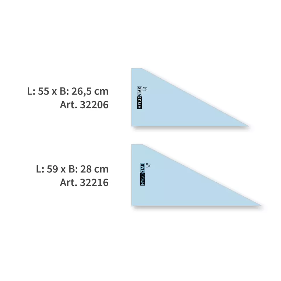 HygoStar 32206, Cool LDPE Pastry Tubes, 55 x 26.5 cm, Blue, image 2, gallery thumbnail