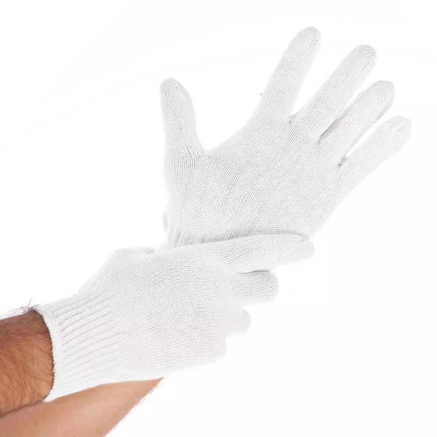 HygoNorm 27184, Cotton Gloves, Cuff Light