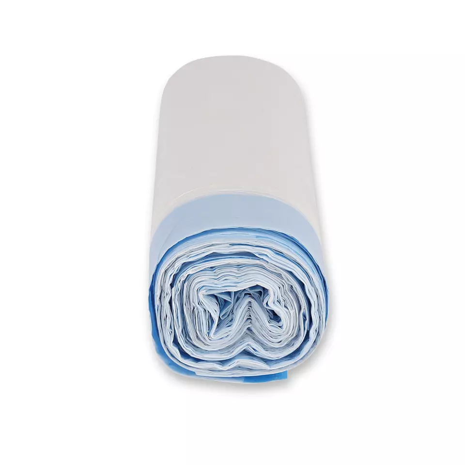 HygoClean 32997, HDPE Drawstring Roll Garbage Bags, 30 l, White, image 3, gallery thumbnail