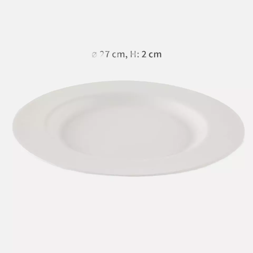 NATUREStar 410260, Gourmet Round Bagasse Plates, Ø 270 mm, image 2, gallery thumbnail