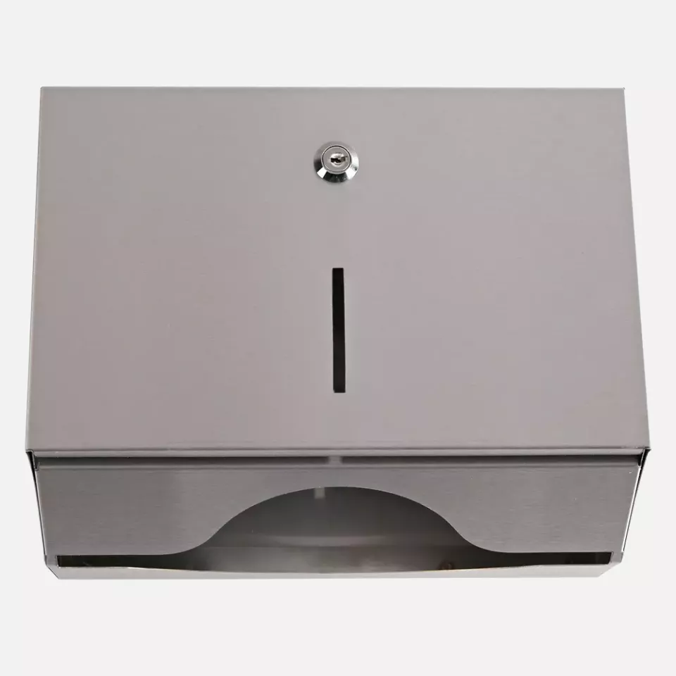 HygoStar 889650, C/V/ZZ-Fold Hand Towel Dispenser, Stainless Steel, image 2, gallery thumbnail