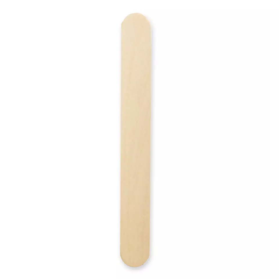 HygoStar 38862, Organic Wooden Tongue Depressors, 150 x 18 x 1.5 mm, in Dispenser Box, image 1, gallery thumbnail