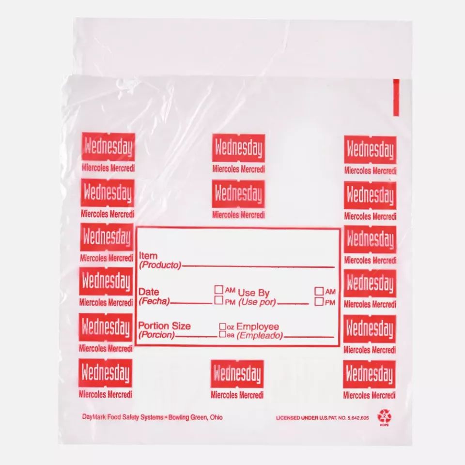 HygoStar 32253, HDPE Portion Bags, Wednesday, 165 x 178 mm, image 1, gallery thumbnail