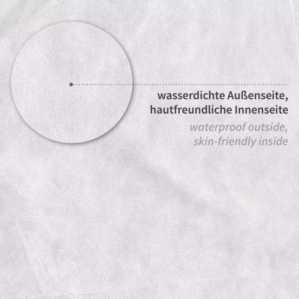 HygoStar 2019, Disposable PP, CPE Coating Aprons, 90 x 70 cm, Black, image 3, gallery thumbnail