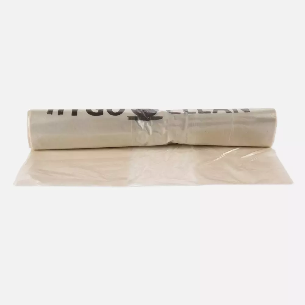 HygoClean 32652, Eco LDPE Garbage Bags, 60 l, Transparent, Roll, image 3